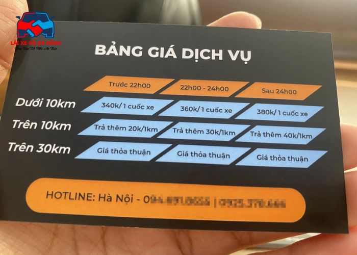 Lái xe hộ tại Quận Hải Châu