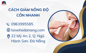 Cách giảm nồng độ cồn nhanh