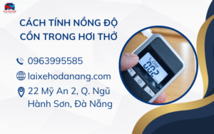 Cách tính nồng độ cồn trong hơi thở