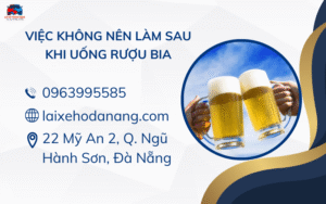 Việc không nên làm sau khi uống rượu bia