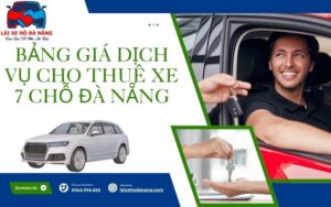 Bảng giá dịch vụ cho thuê xe 7 Chỗ Đà Nẵng