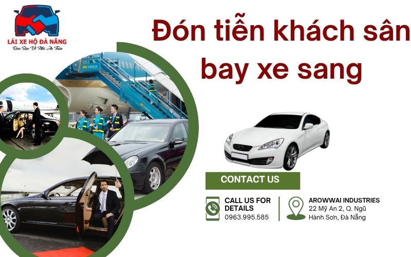 Đón tiễn khách sân bay xe sang
