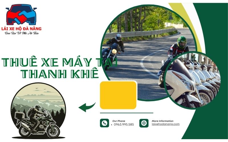 Thuê xe máy tại Thanh Khê